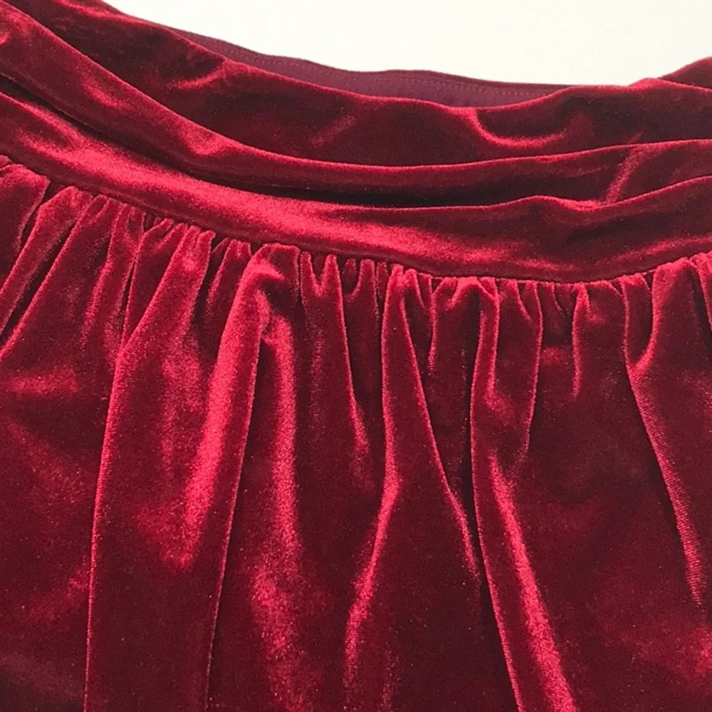 🌺🌺🌺RAPH LAUREN Girl’s Layered Draped Waist Velour Skirt, 24 mo
